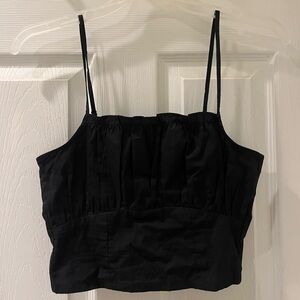 Black Spaghetti Strap Tank